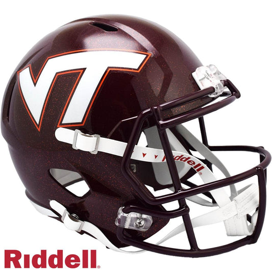 Virginia Tech Hokies Riddell Replica Full Size Helmet Maroon - ToylandEU