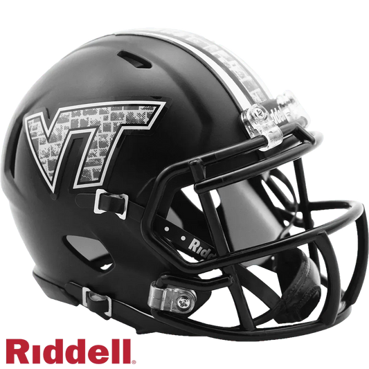  Virginia Tech Hokies Riddell Speed Mini Helmet Matte Black -  ToylandEU™