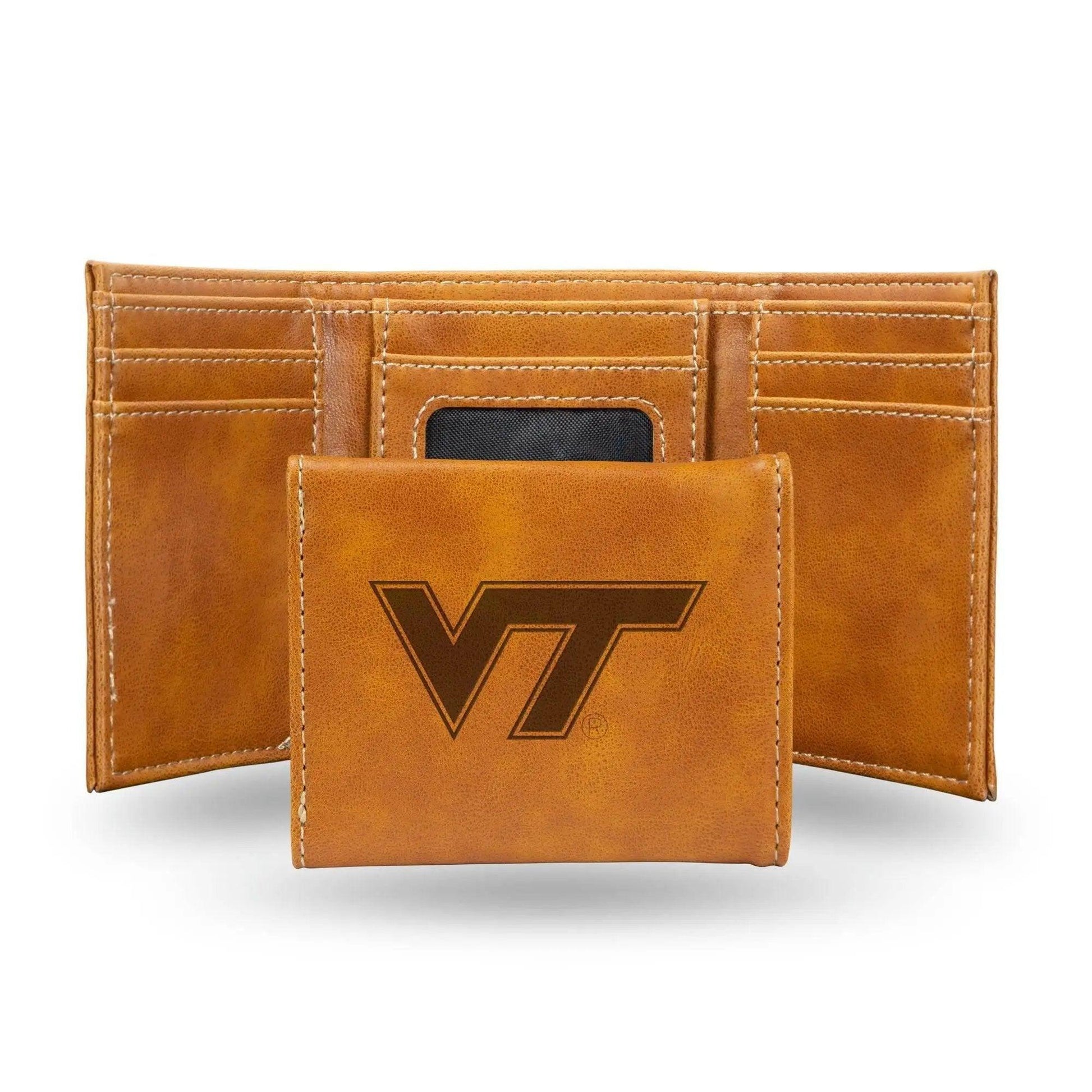  Virginia Tech Hokies Trifold Wallet Laser Engraved -  ToylandEU™
