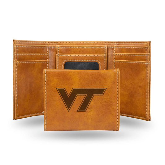 Virginia Tech Hokies Trifold Wallet Laser Engraved - ToylandEU