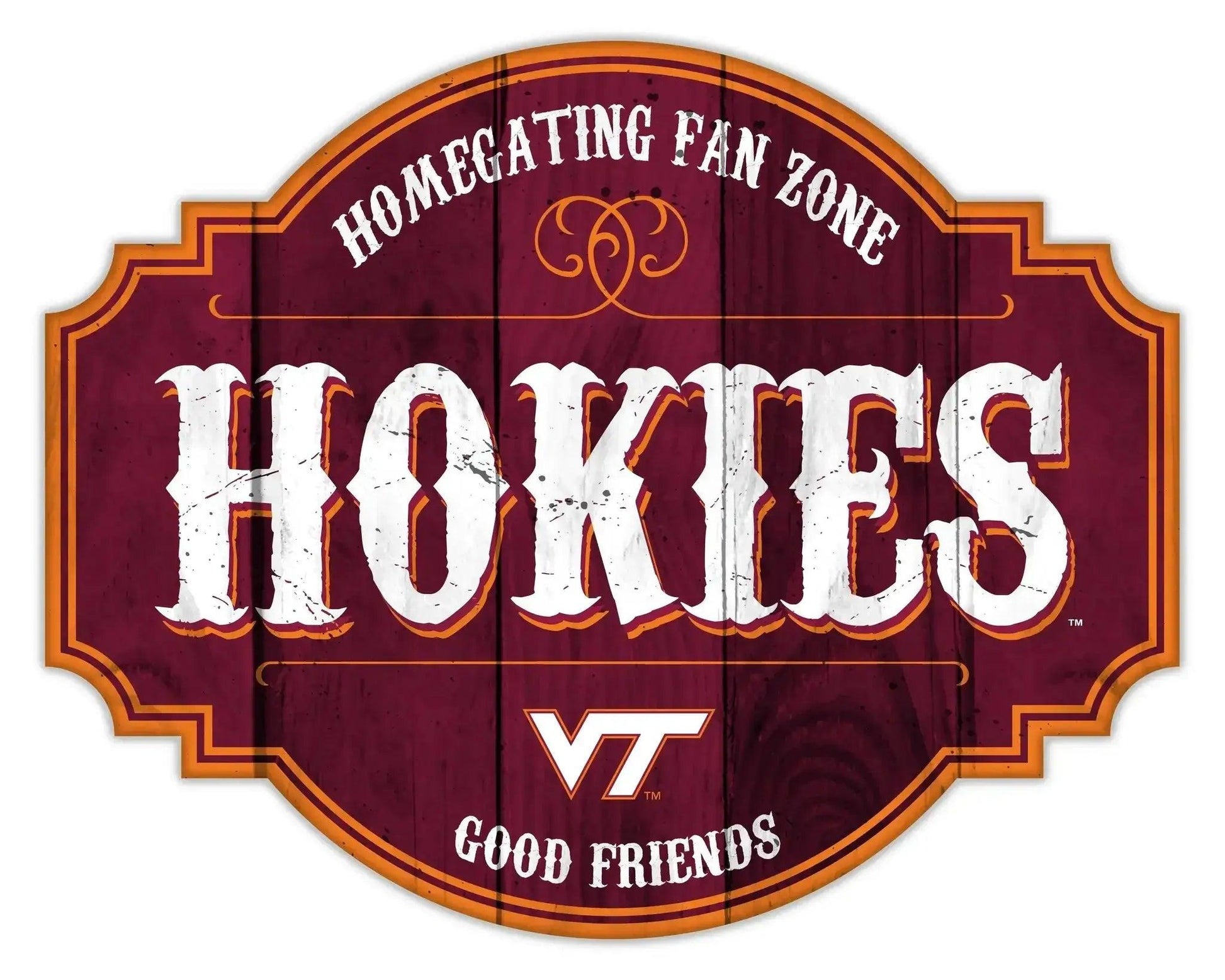  Virginia Tech Hokies Wood Tavern Sign 12 Inch Homegating -  ToylandEU™