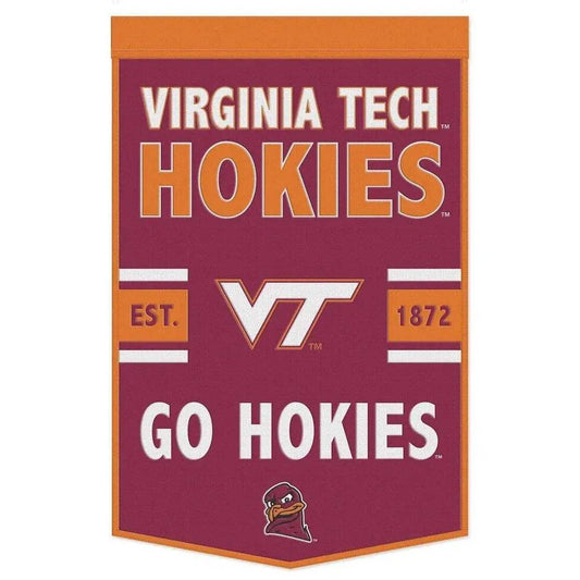  Virginia Tech Hokies Wool Banner 24x38 Dynasty Slogan -  ToylandEU™