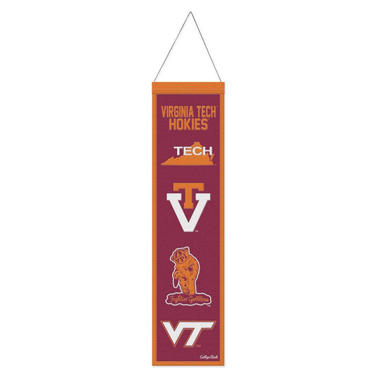 Virginia Tech Hokies Wool Banner 8x32 Heritage Evolution - ToylandEU