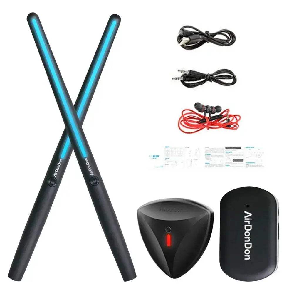 Virtual Air Drum Set With Realistic Electronic Drums And Pedals - ToylandEU