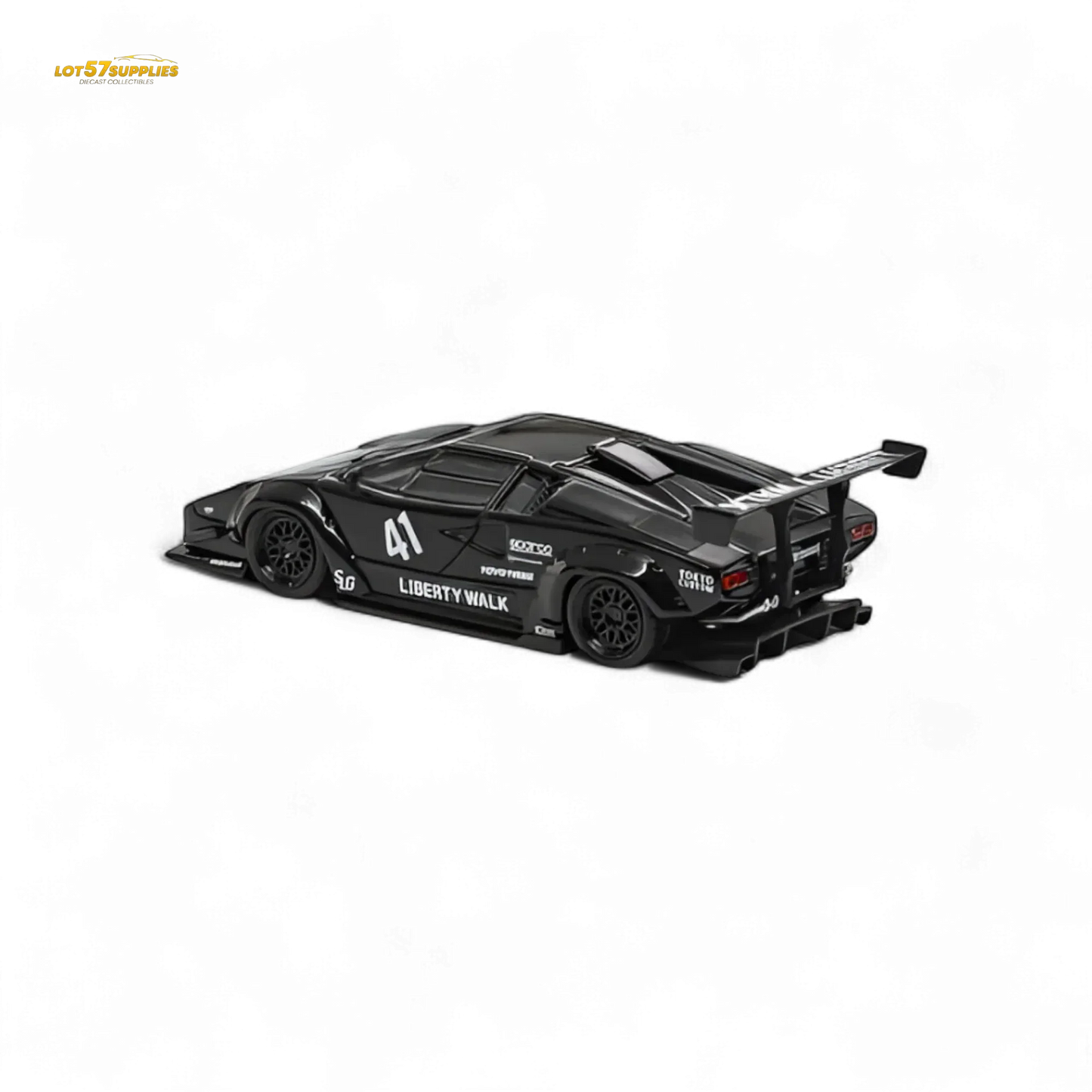Vision64 Lamborghini Countach Luxury Version Black 1:64 - ToylandEU
