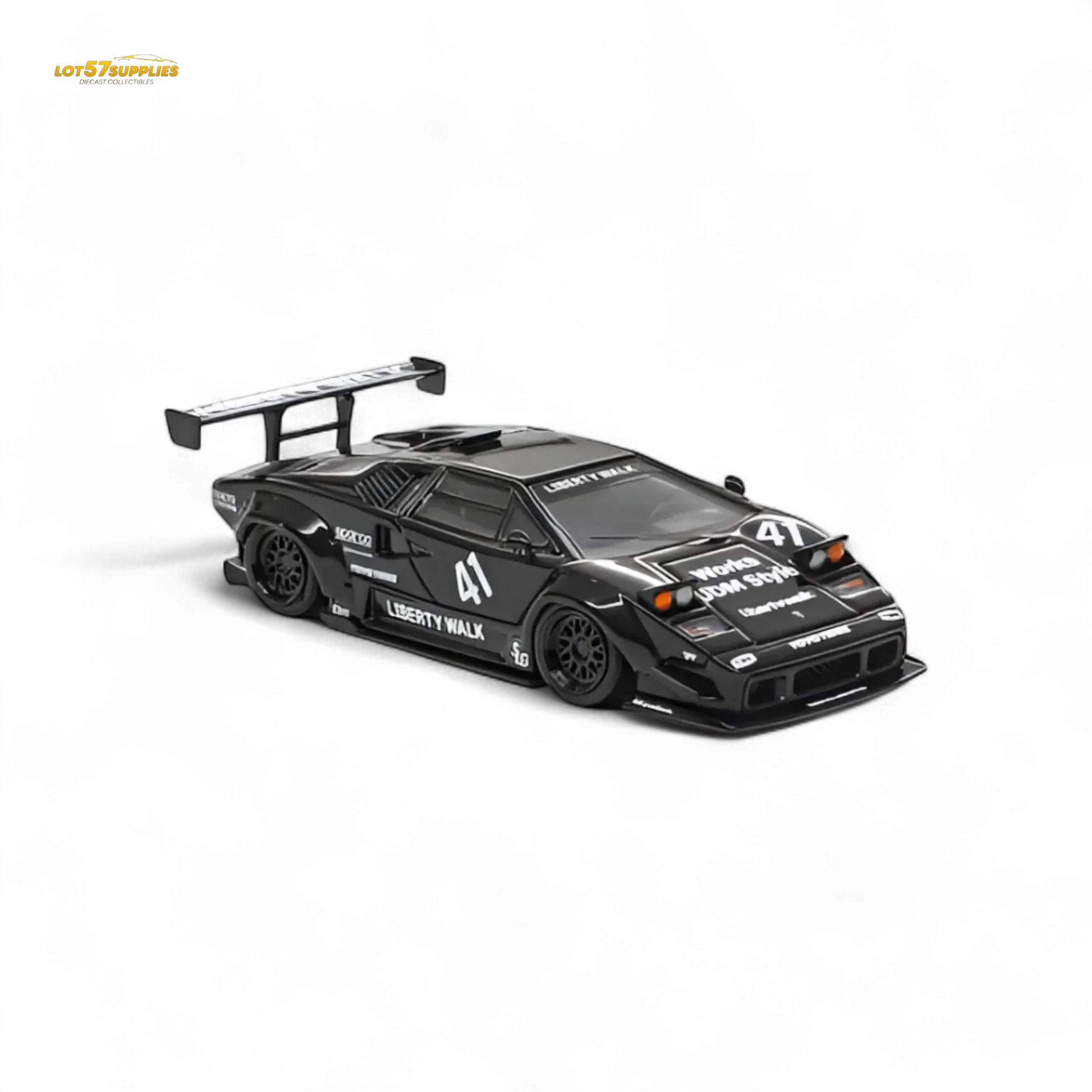 Vision64 Lamborghini Countach Luxury Version Black 1:64 - ToylandEU