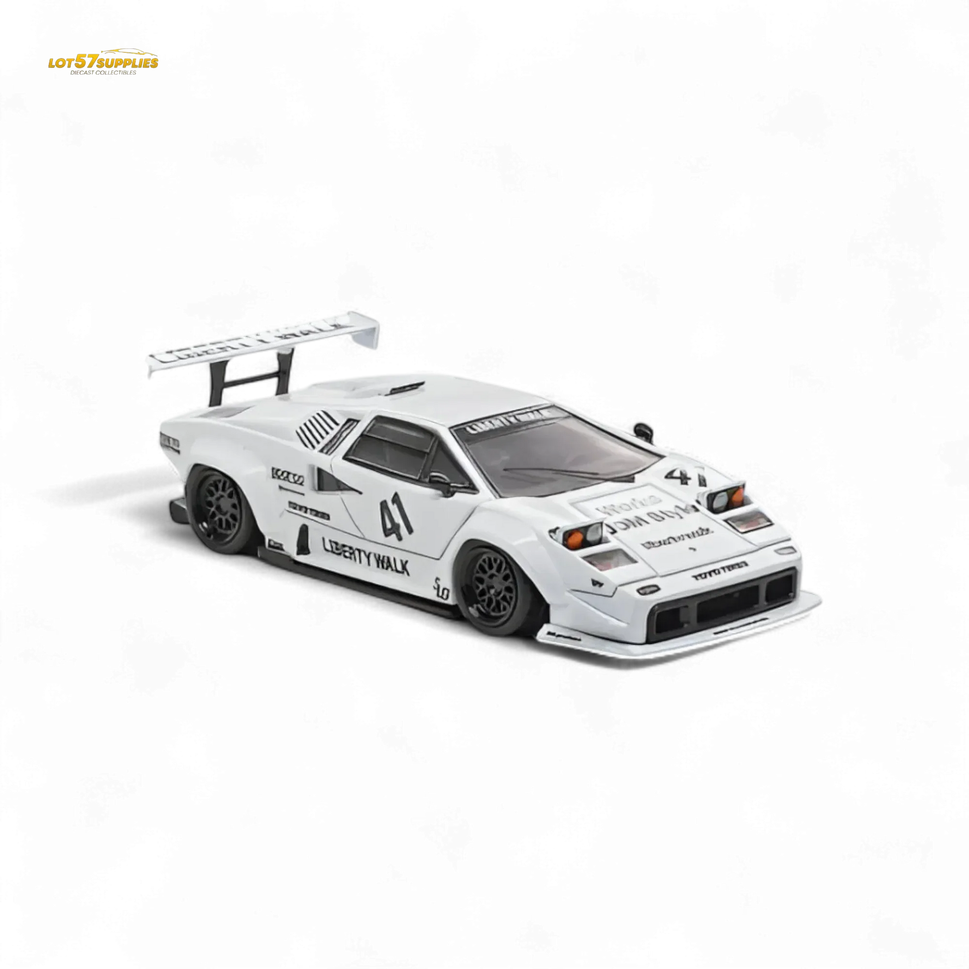 Vision64 Lamborghini Countach Luxury Version White 1:64 - ToylandEU