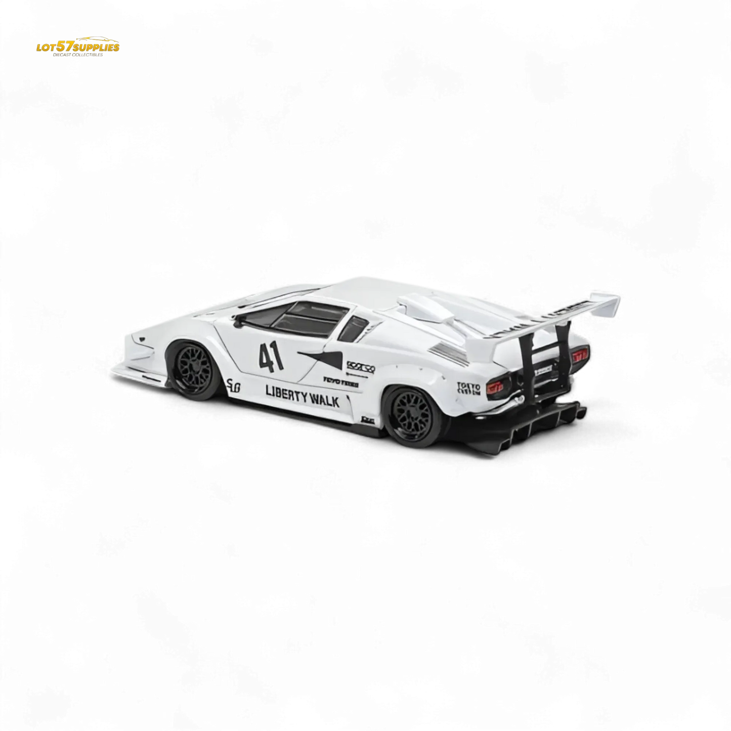 Vision64 Lamborghini Countach Luxury Version White 1:64 - ToylandEU