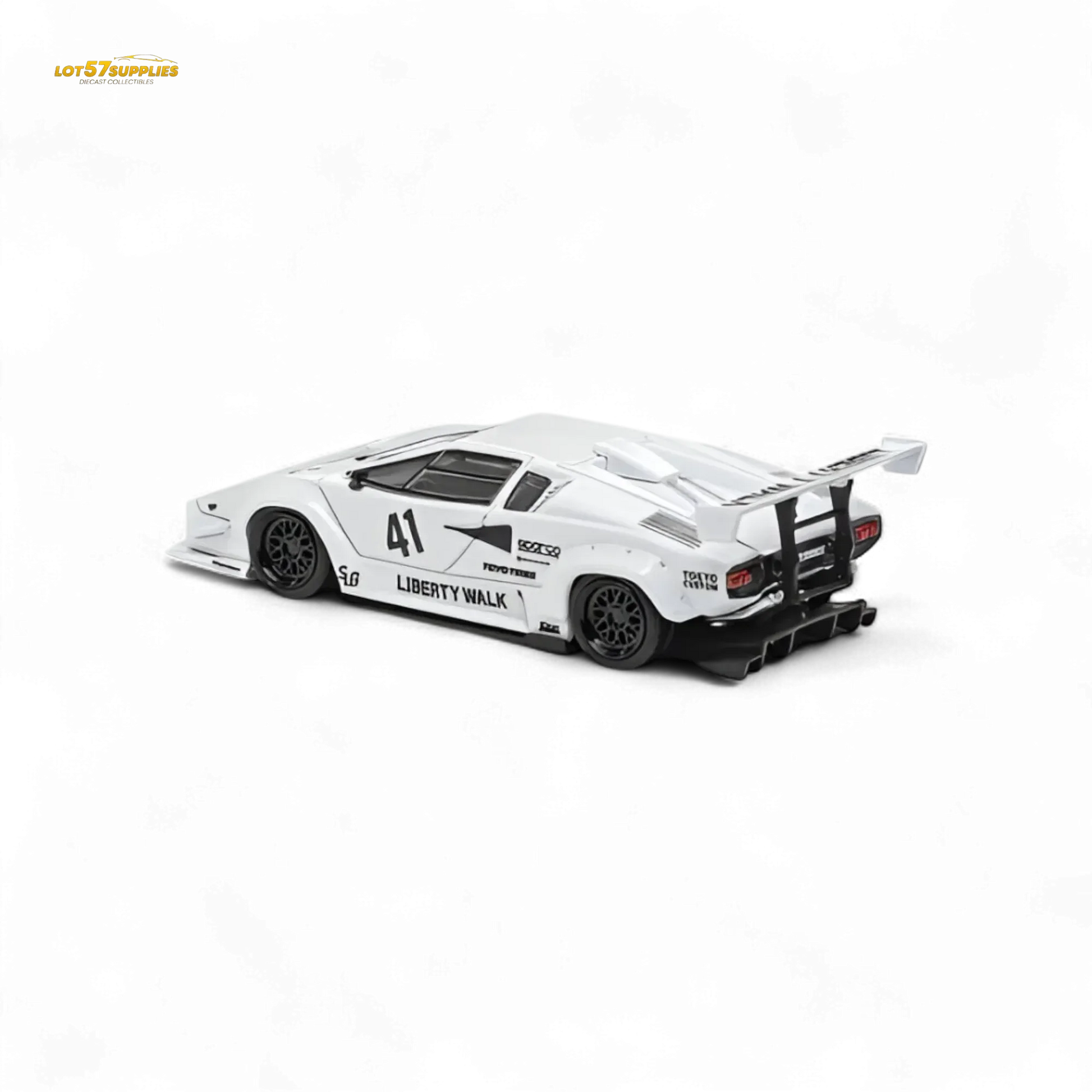 Vision64 Lamborghini Countach Luxury Version White 1:64 - ToylandEU