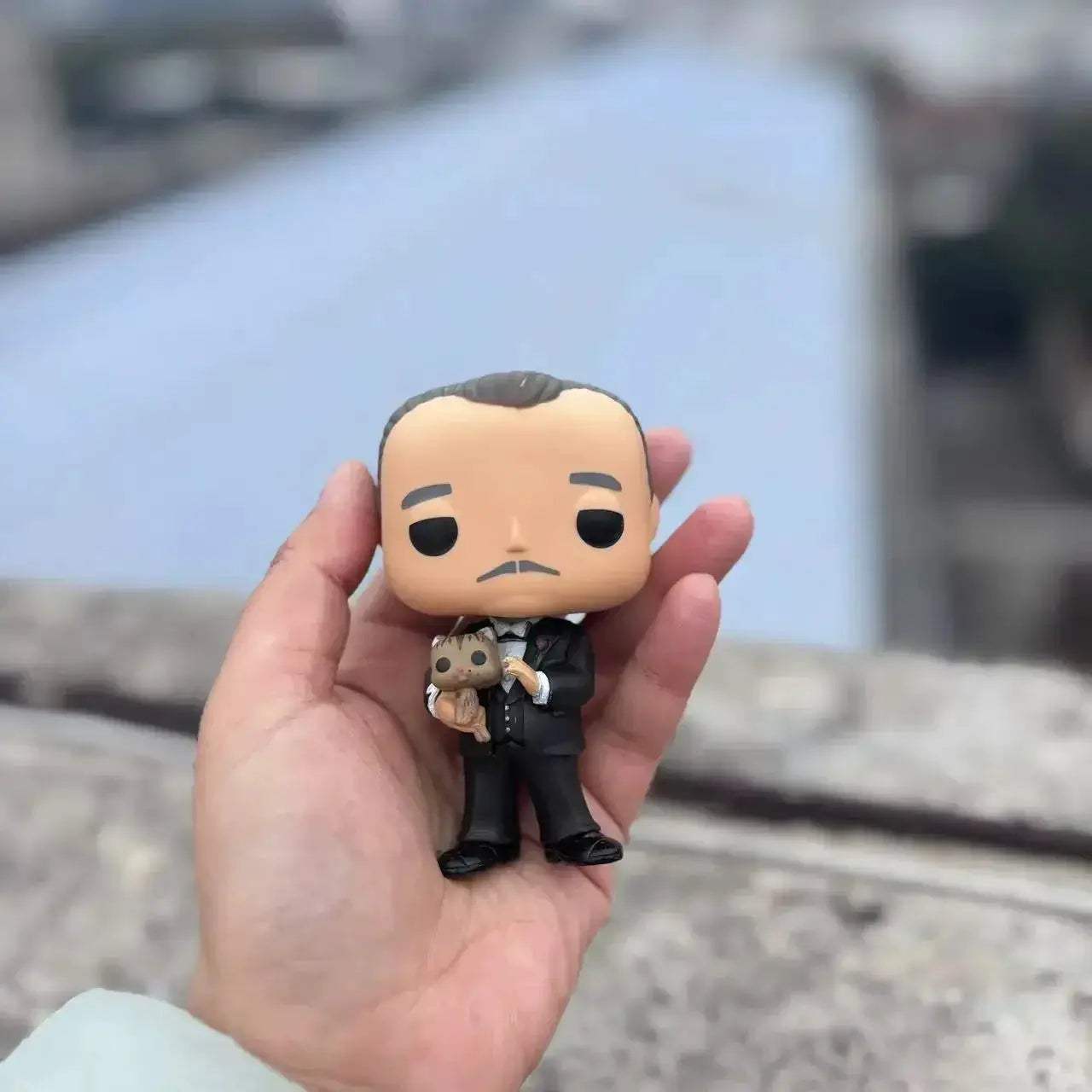 Vito Corleone Godfather Vinyl Figure Bandai Collectible 10cm - ToylandEU