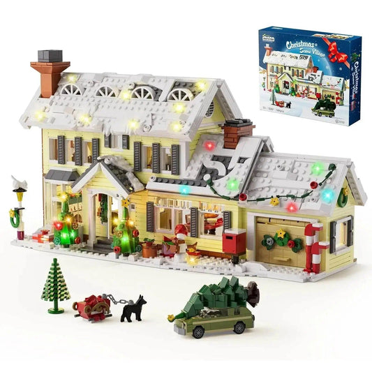  Vivid 1484 Pieces Snow Village Building Set Toyland EU -  ToylandEU™