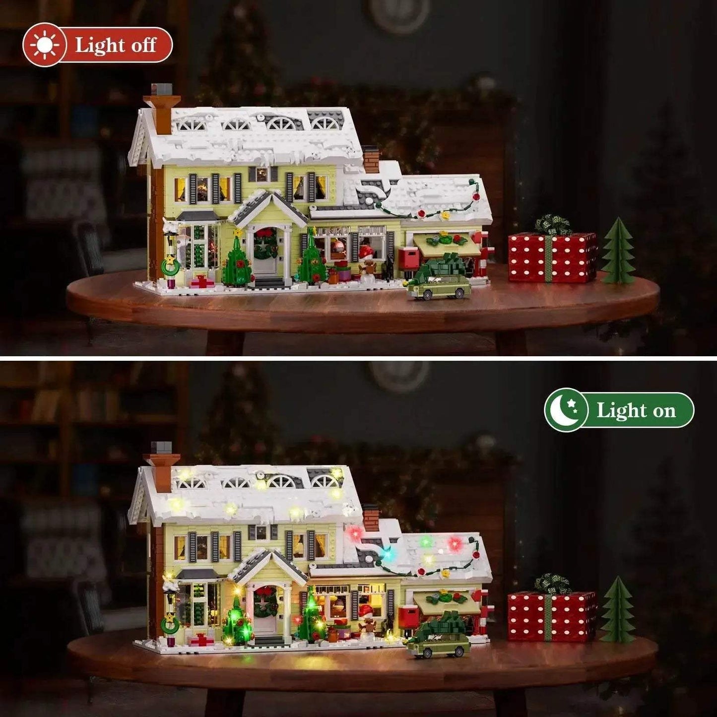  Vivid 1484 Pieces Snow Village Building Set Toyland EU -  ToylandEU™