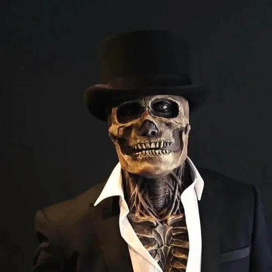  Vivid 3D Latex Skeleton Head Mask Toyland EU -  ToylandEU™