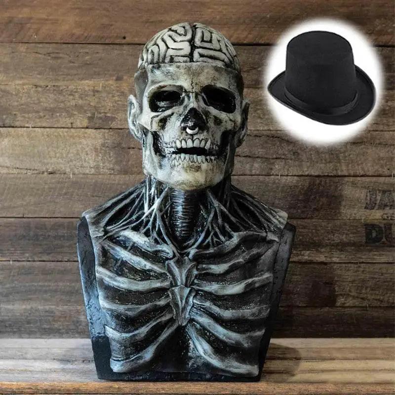  Vivid 3D Latex Skeleton Head Mask Toyland EU -  ToylandEU™