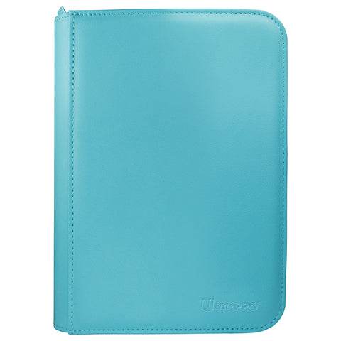 Vivid 4 Pocket Zippered PRO Binder Light Blue Trading Cards - ToylandEU