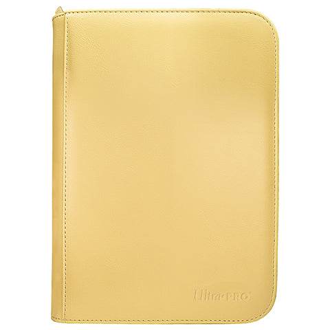 Vivid 4 Pocket Zippered Pro Binder Yellow for Trading Cards - ToylandEU