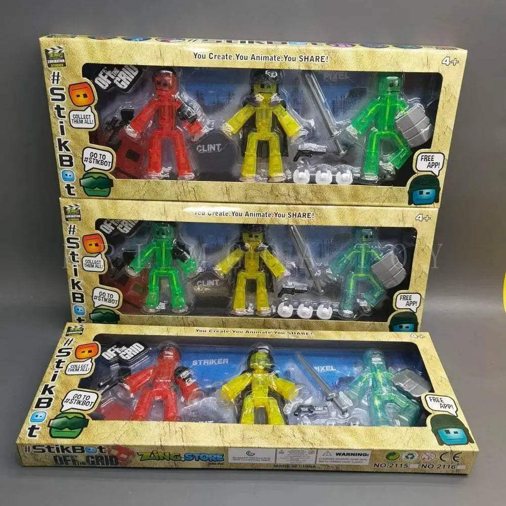  Vivid 8cm Stick Bot Action Figures Toyland EU -  ToylandEU™
