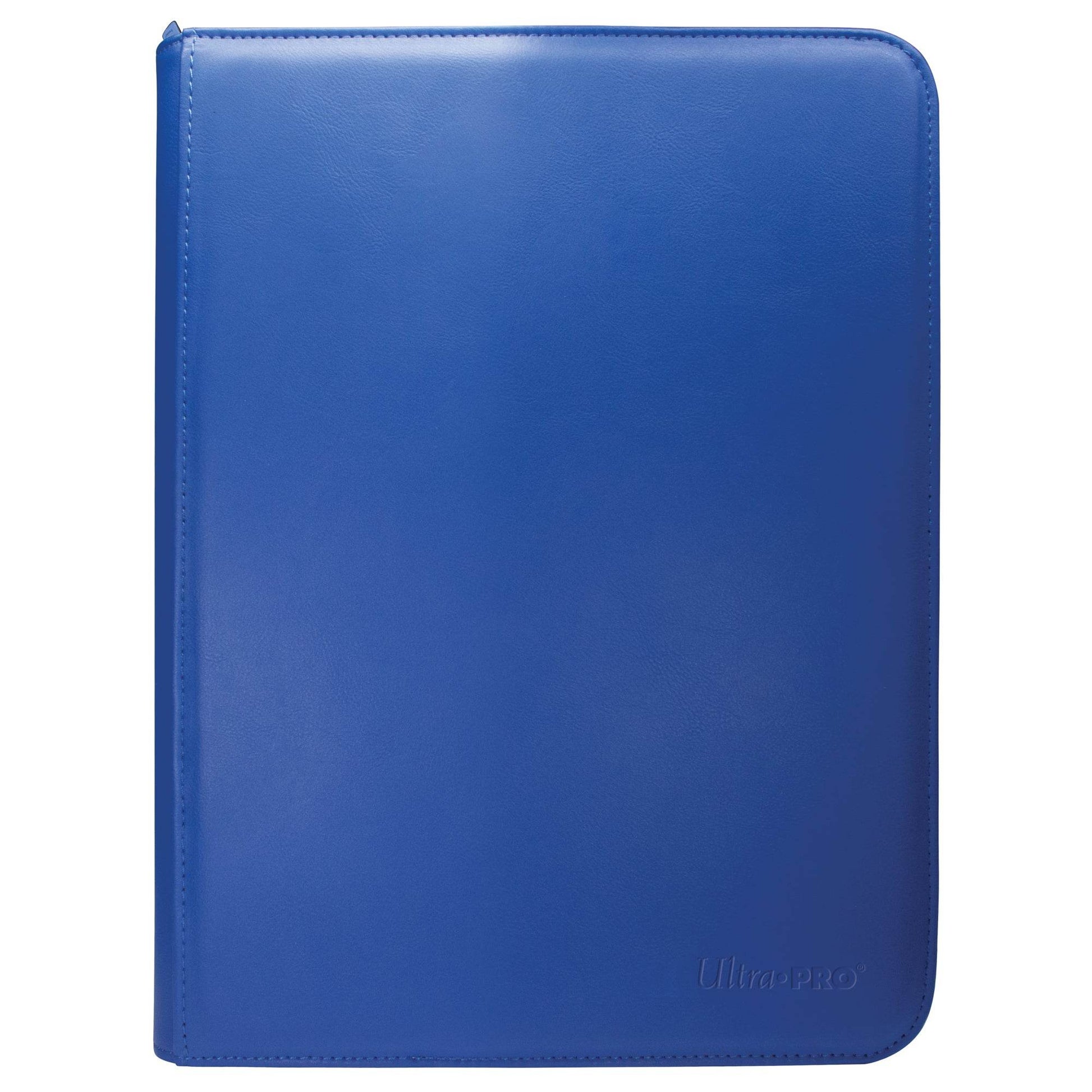 Vivid 9 Pocket Zippered PRO Binder Leatherette Blue - ToylandEU