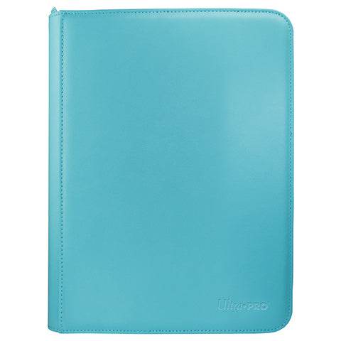 Vivid 9 Pocket Zippered PRO Binder Light Blue Trading Cards - ToylandEU