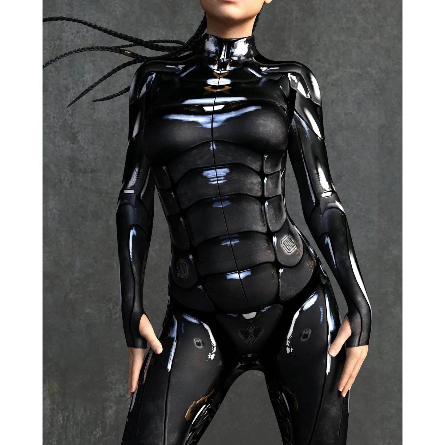 Vivid Catsuit Green Fish Scale For Women And Kids Cosplay - ToylandEU