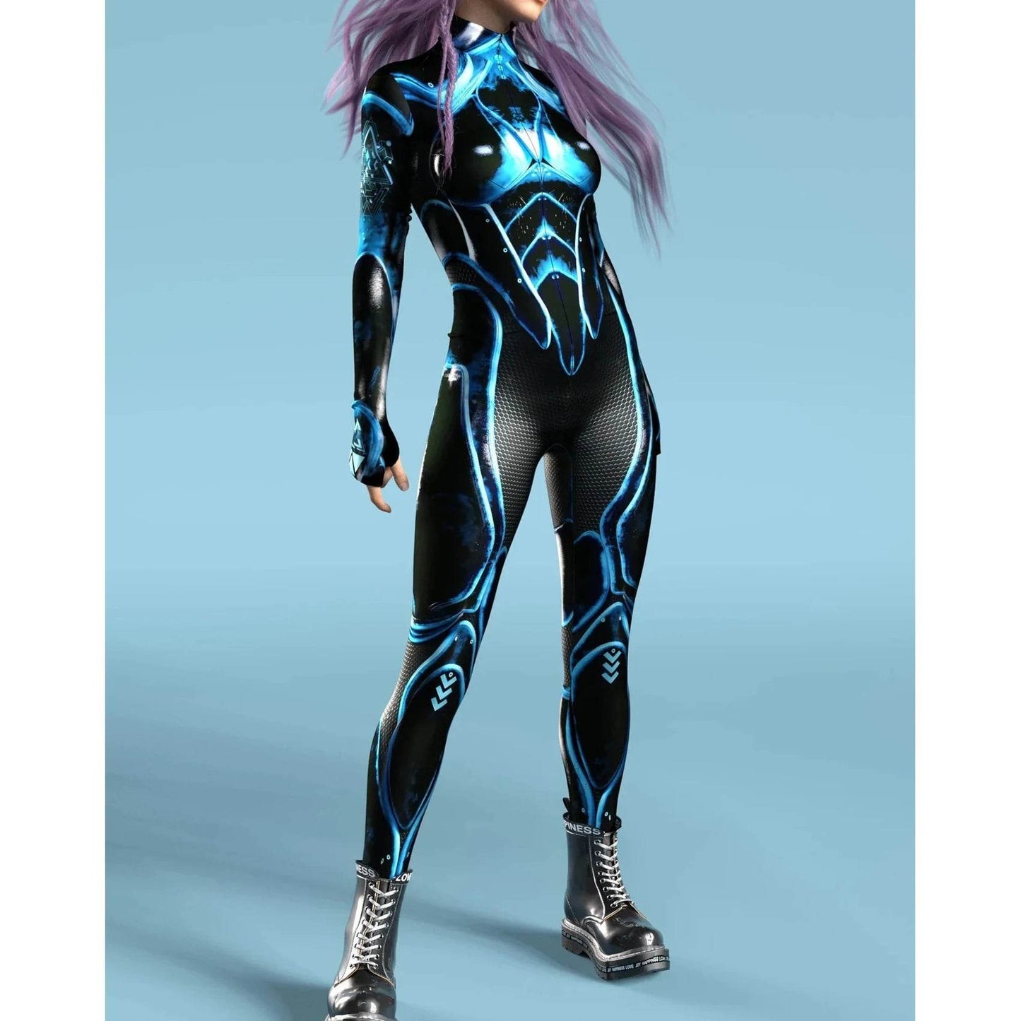 Vivid Catsuit Green Fish Scale For Women And Kids Cosplay - ToylandEU