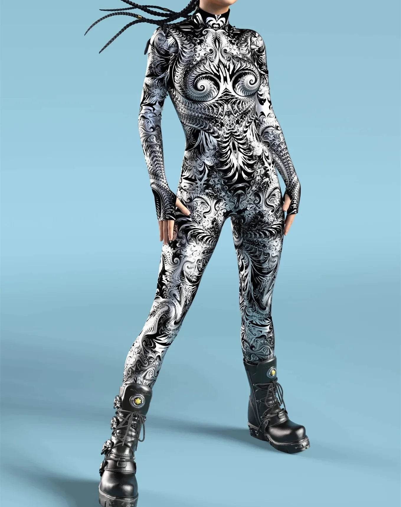 Vivid Catsuit Green Fish Scale For Women And Kids Cosplay - ToylandEU