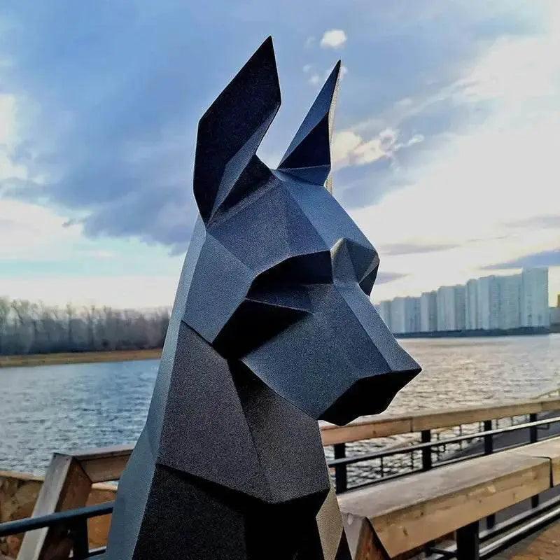  Vivid Doberman Papercraft Sculpture 100cm Toyland EU -  ToylandEU™