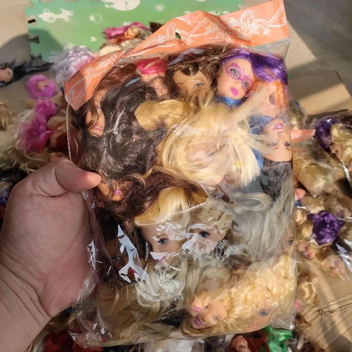  Vivid Doll Heads Set Blue Purple Hair Toyland EU -  ToylandEU™