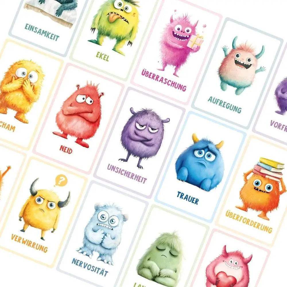 Vivid Educational Emotion Cards German Texts Toyland EU -  ToylandEU™
