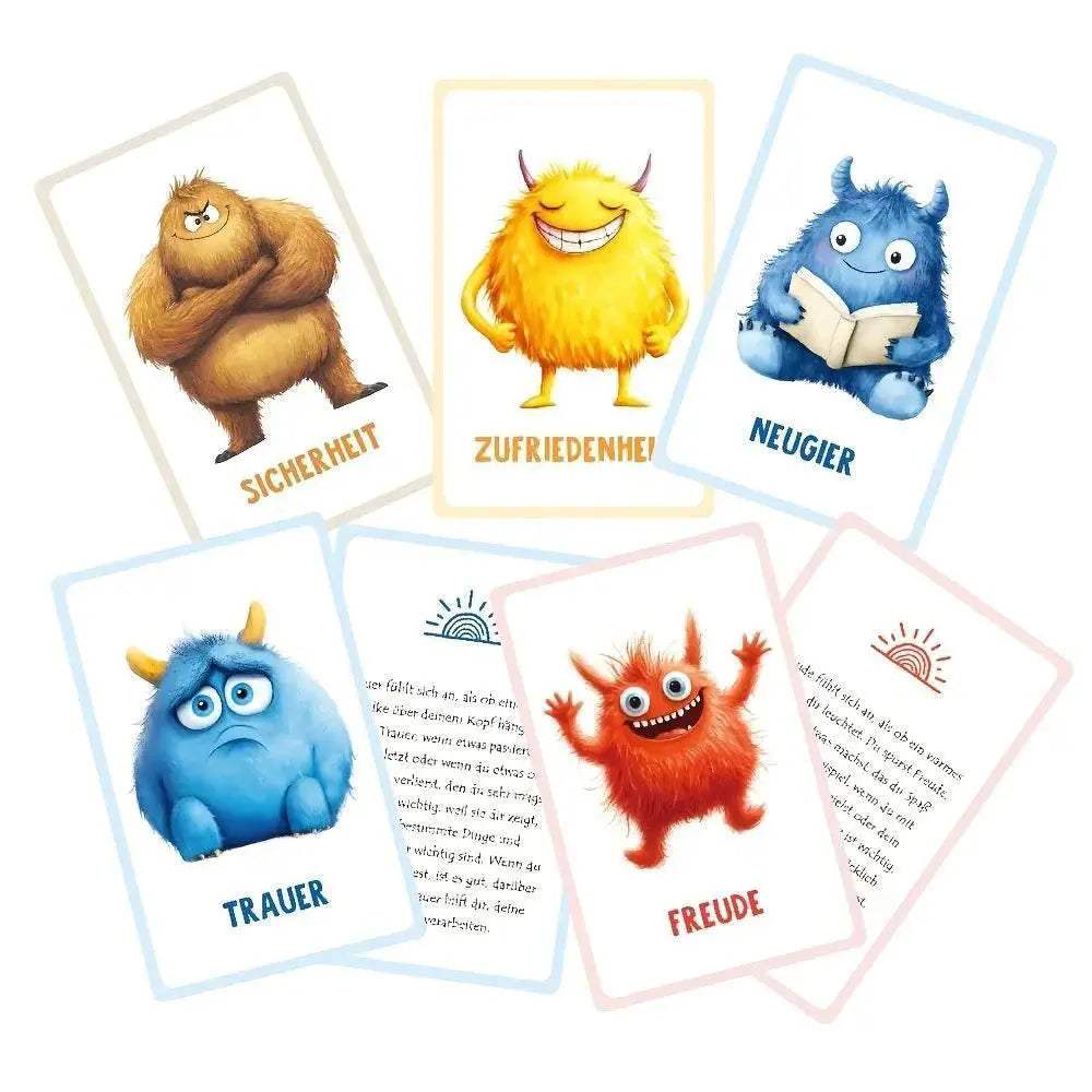  Vivid Educational Emotion Cards German Texts Toyland EU -  ToylandEU™