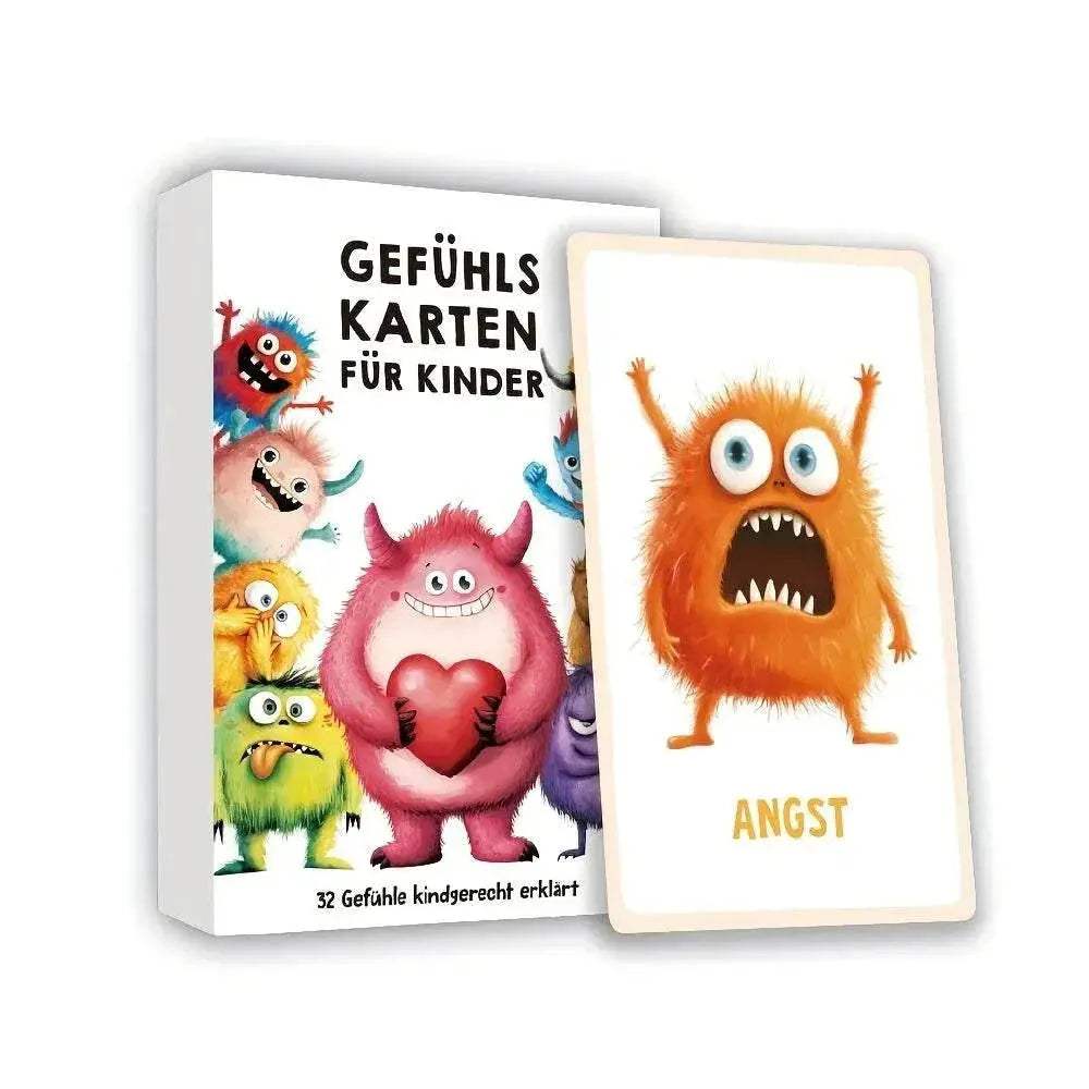 Vivid Educational Emotion Cards German Texts Toyland EU -  ToylandEU™
