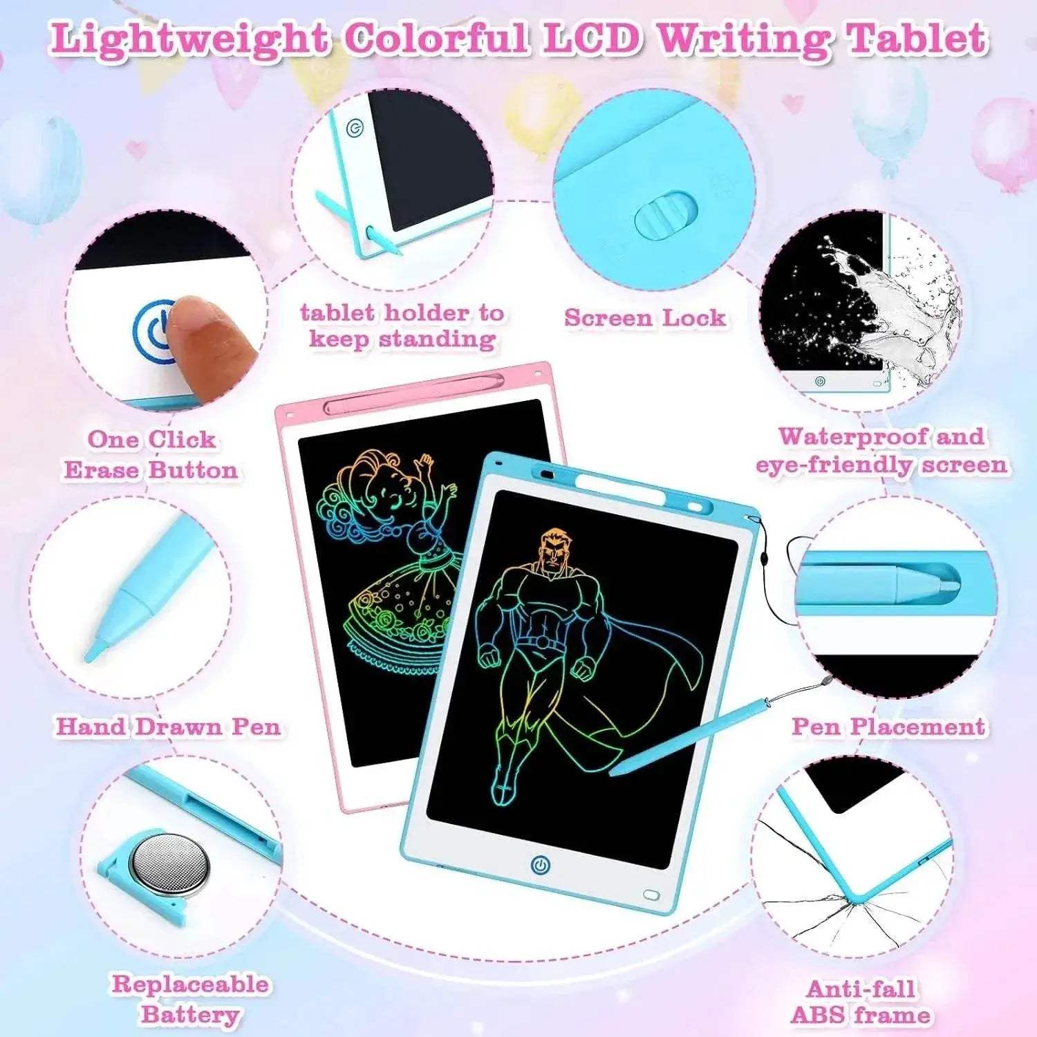  Vivid Educational LCD Graphic Tablet Color Toyland EU -  ToylandEU™