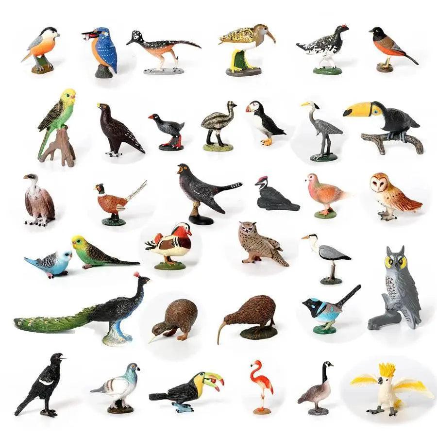  Vivid Forest Bird Figurines PVC Mini Decor Toyland EU -  ToylandEU™