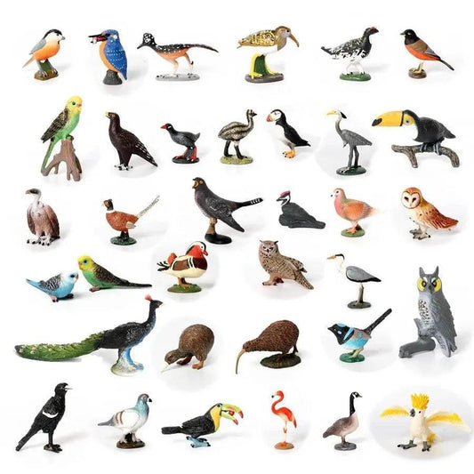  Vivid Forest Bird Figurines PVC Mini Decor Toyland EU -  ToylandEU™