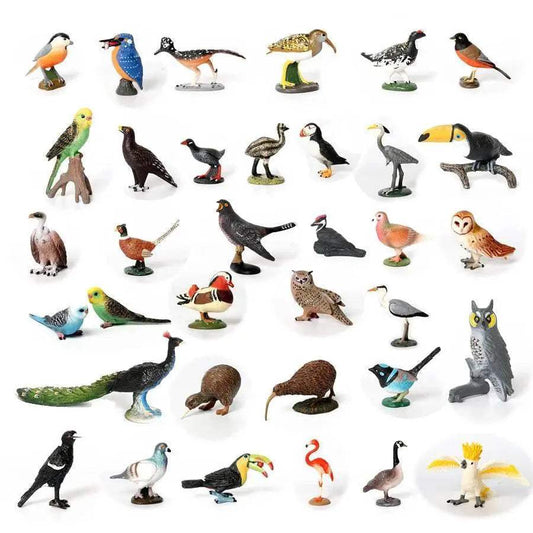  Vivid Forest Bird Figurines PVC Mini Decor Toyland EU -  ToylandEU™