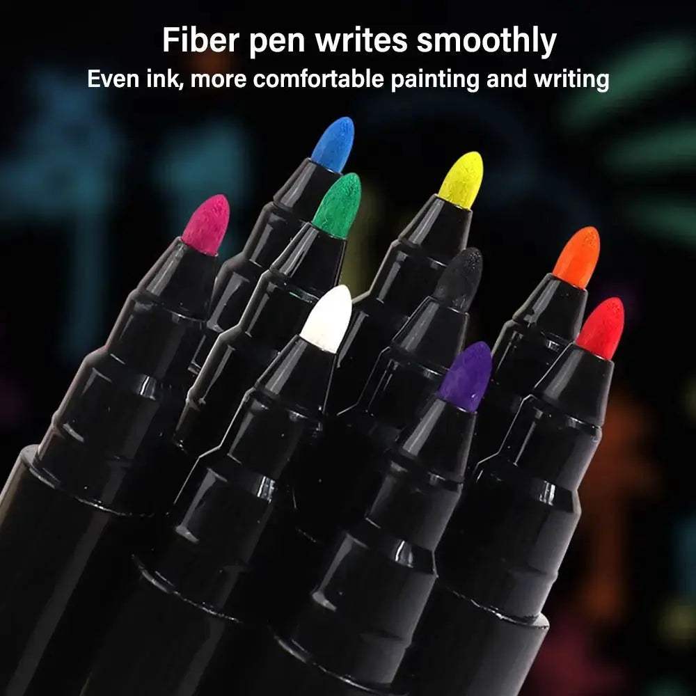 Led Board Writing Blackboard Graffiti Glass Window Painting Liquid Chalk Pen Highlighters Whiteboard Pen Art Marker Pen - ToylandEU