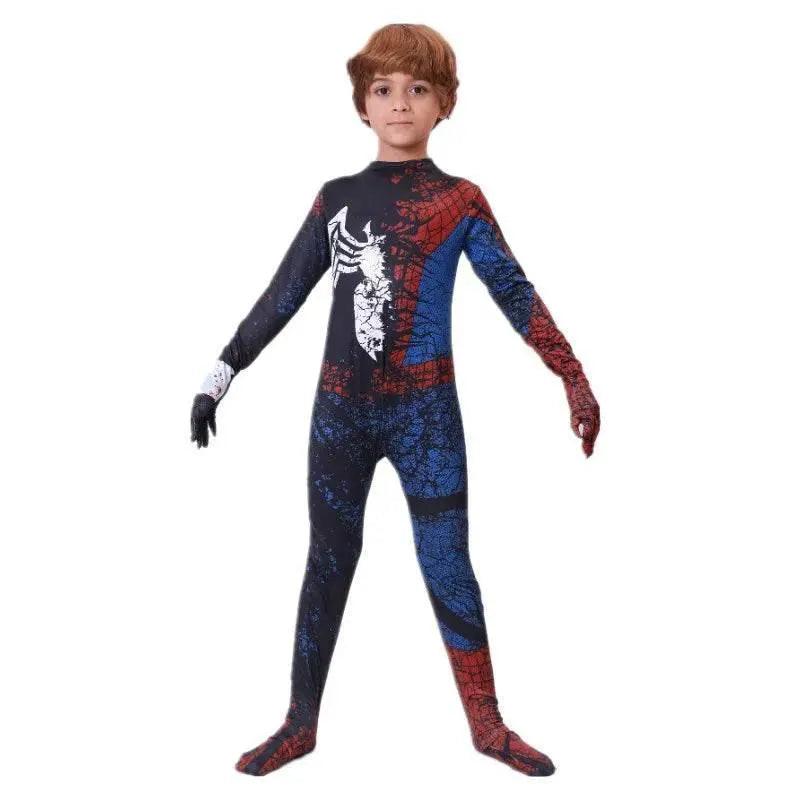  Vivid Mesh Spider Onesie Kids Halloween Toyland EU -  ToylandEU™