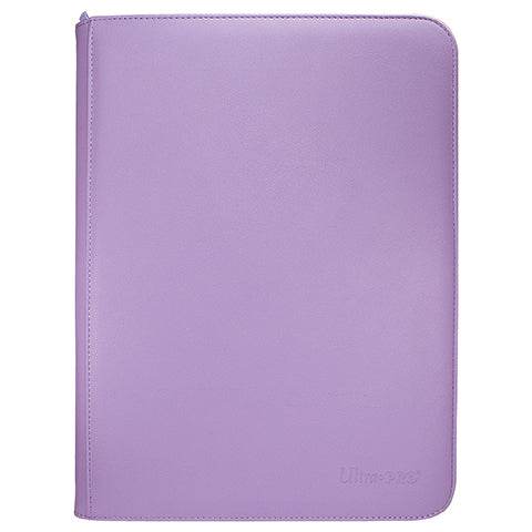 Vivid Purple 9 Pocket Zippered PRO Binder For Trading Cards - ToylandEU