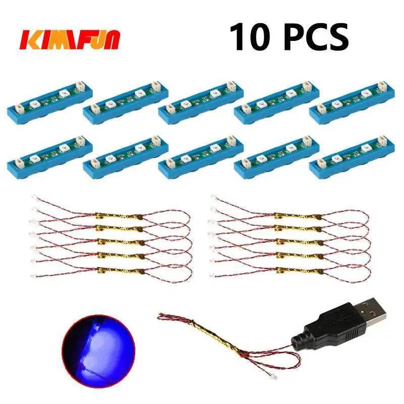  Vivid RGB LED USB Lamp Building Blocks Toyland EU -  ToylandEU™