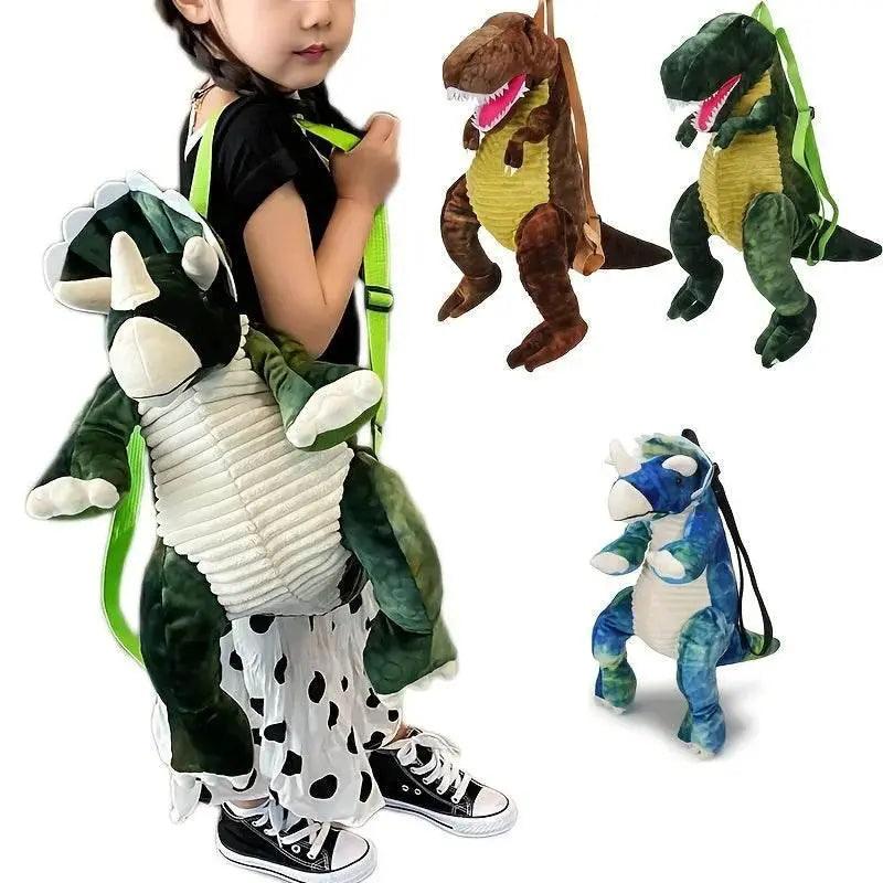  Vivid T Rex Plush Backpack Adjustable Straps Toyland EU -  ToylandEU™