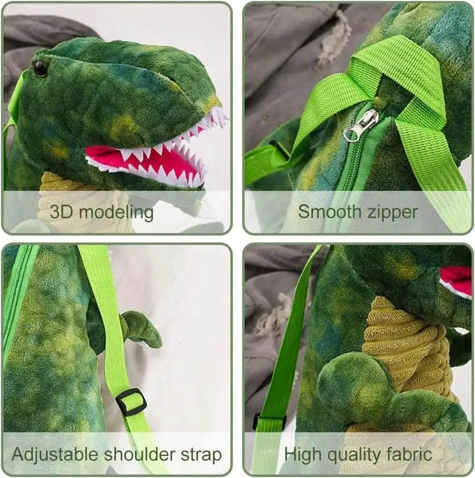  Vivid T Rex Plush Backpack Adjustable Straps Toyland EU -  ToylandEU™