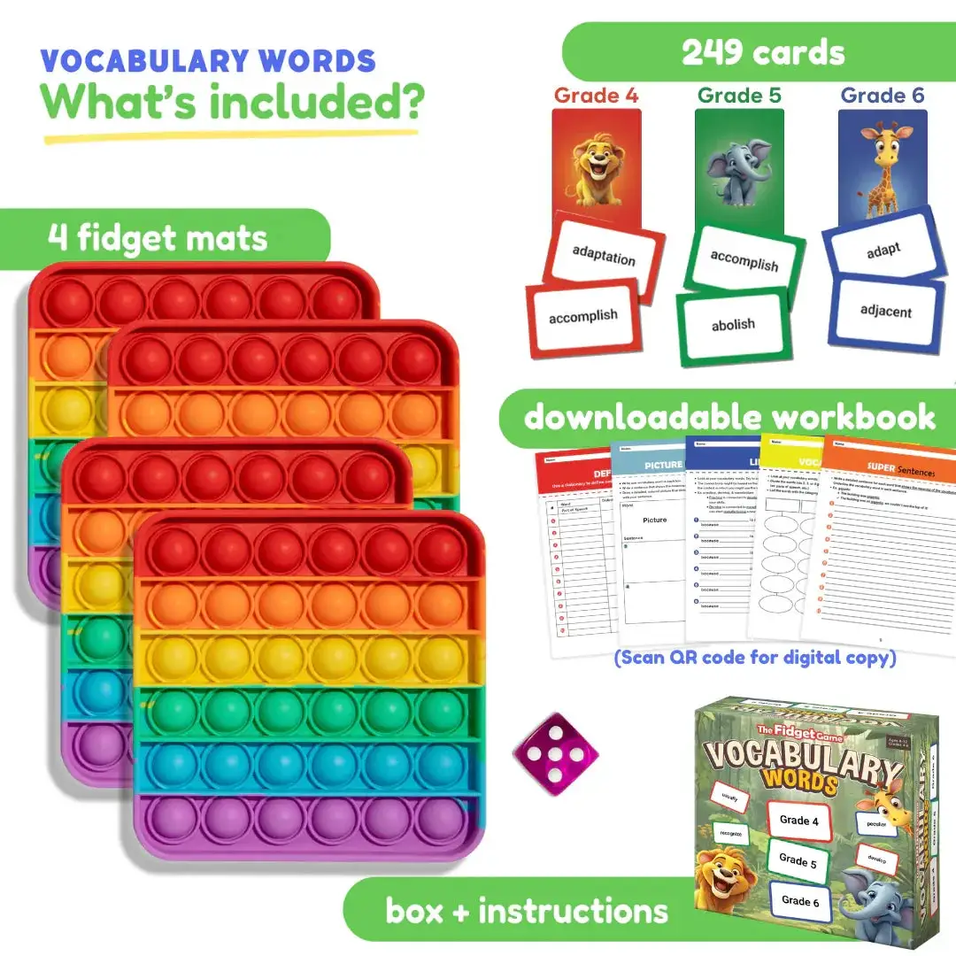 Vocabulary Adventure Game for Kids Boosts Communication Skills - The Fidget Games