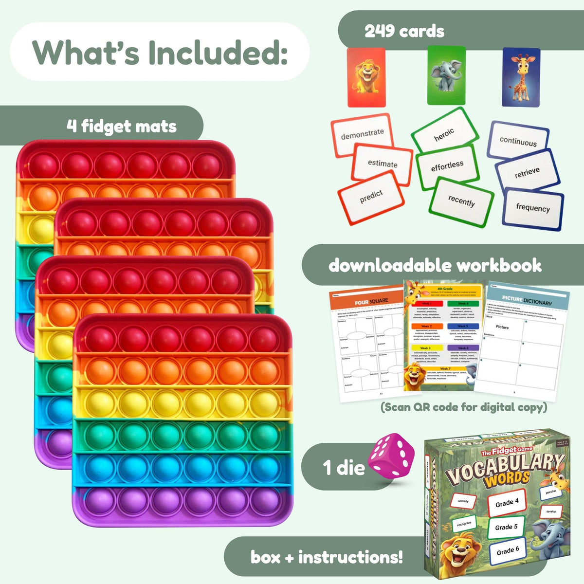 Vocabulary Game | Expands Tier 2 Words | Toylandeu™