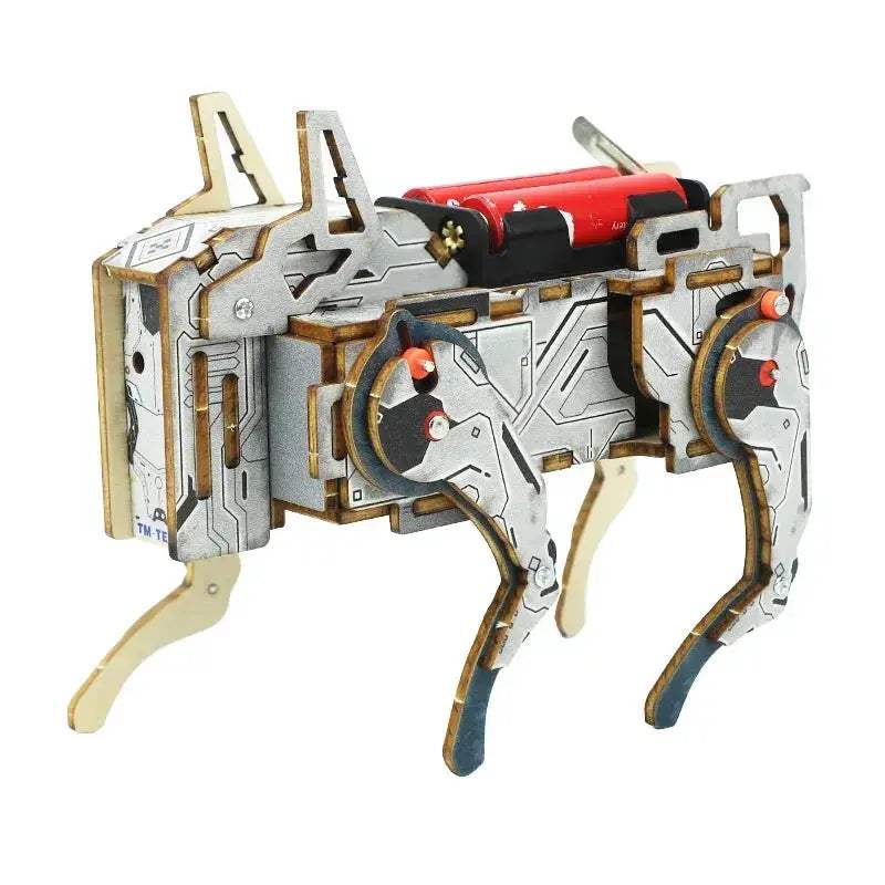 Voice Control Mechanical Dog STEM Kit For Kids Educational Toy - ToylandEU