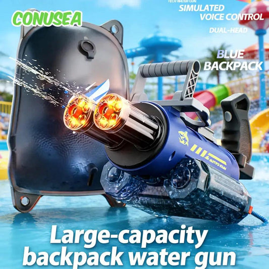  Voice Controlled Electric Water Gun Backpack Pro -  ToylandEU™