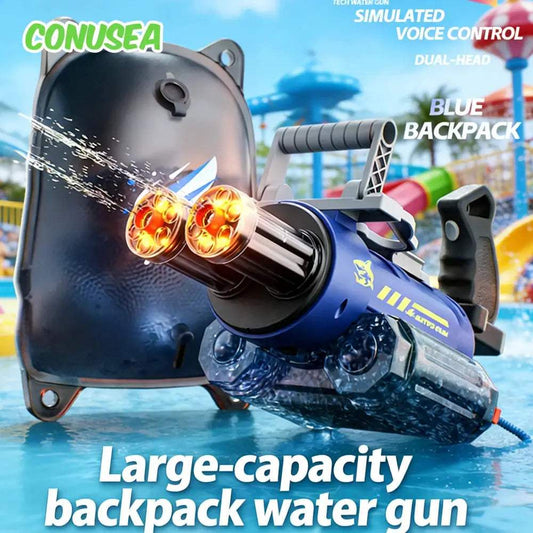  Voice Controlled Electric Water Gun Backpack Pro -  ToylandEU™