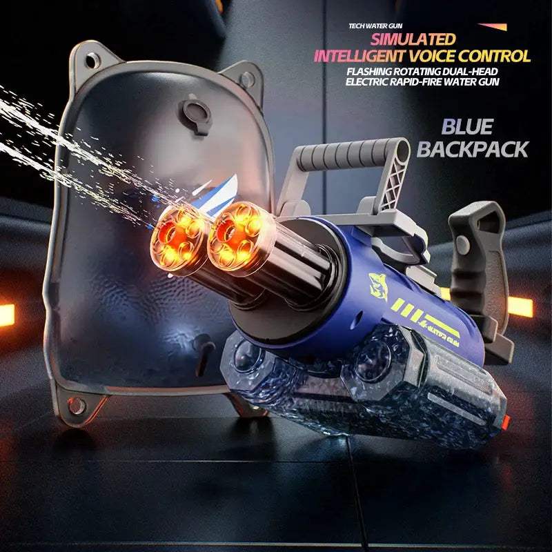 Voice Controlled Electric Water Gun Backpack With Large Capacity - ToylandEU