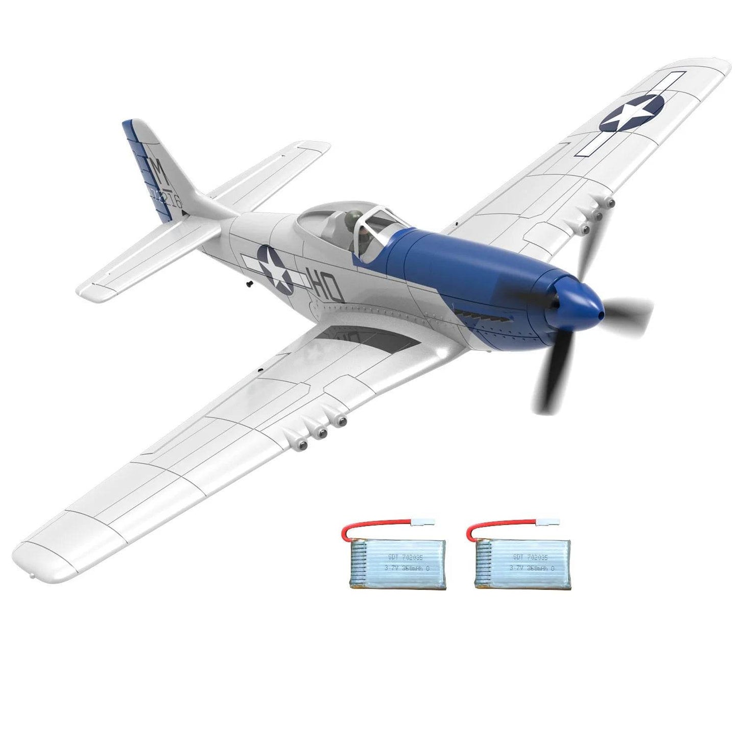 Volantex 76802R-RTF EPP 4CH 500mm Wingspan RC Airplane - ToylandEU