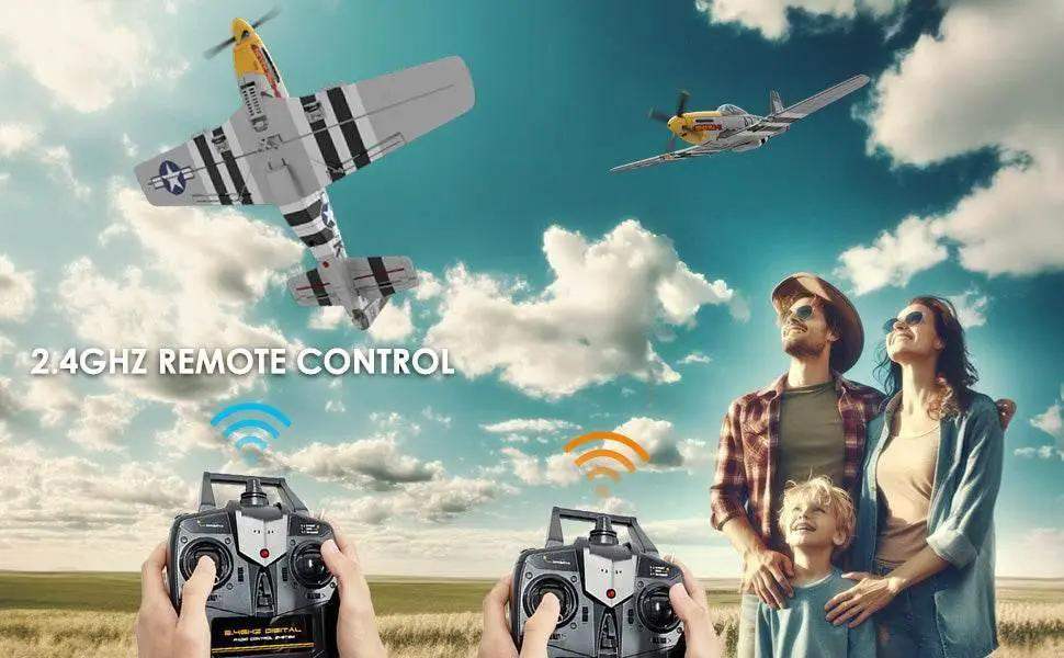 Volantex RC Plane Brushless P-51 Mustang RTF Aerobatic - ToylandEU