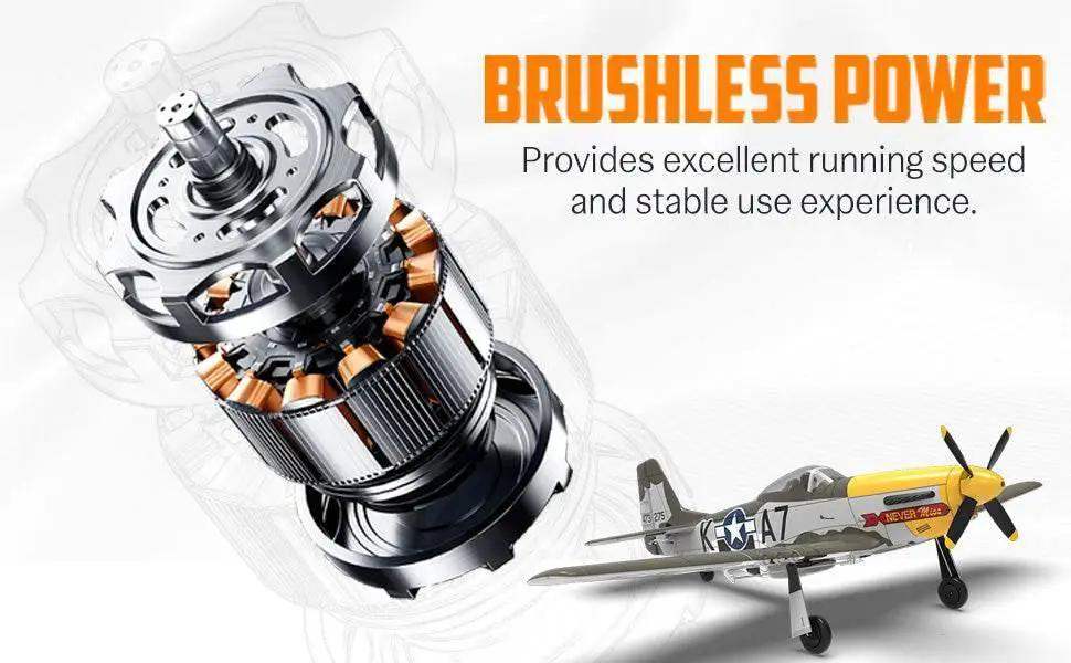 Volantex RC Plane Brushless P-51 Mustang RTF Aerobatic - ToylandEU